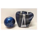 8 lb. 3 oz. Brunswick Bowling Ball and Bag