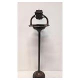 Rare Ashtray on stand w/match holder in handle