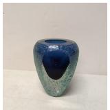 Vintage Art Glass Textured Design vase
