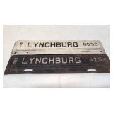 2 Vintage Lynchburg Tag Toppers