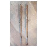 pair vintage Wooden Boat oars
