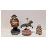 (3) Rare Whimsical G. DeBrekht Studio Charaters