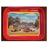 1991 Coca cola Diner Tray -Signed Pamela Renfroe