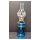 Vintage Blue Kerosene lamp