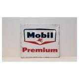 Original porcelain Mobil Premium Pump Plate