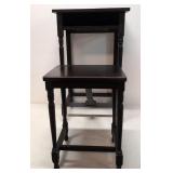 Antique H. T. Cushman Telephone stand with seat