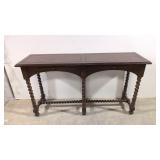 Barley twist sofa table