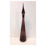 Large Mid Century Empoli Amethyst Decanter