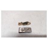 Nashville, Tn., Dozer money Clip & Tie Tac