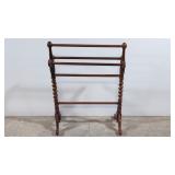 Barley twist quilt rack