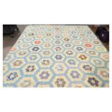 Hand made Dresdan plate quilt top