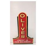 Porcelain Oliver Tractor sign