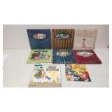 8 vintage Story book record albums