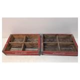 Two Enjoy Coca Cola Divided crates