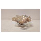 Imperial Rococo marigold footed bowl