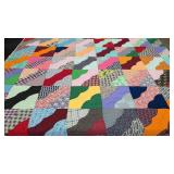 Vintage patch work hand made quilt