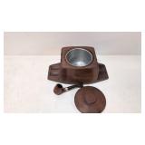Vintage Tobacco Humidor & Pipe