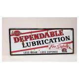 Embossed metal Dependable Lubrication