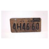 1948 - 49 New York license plate
