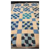 Vintage Twin size pieced quilt