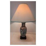 Blue Asian style table lamp