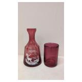 Vintage Mary Gegory Cranberry Tumble Up