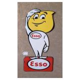 Esso Mr. Drip Embossed metal sign