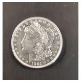 1921 - D Morgan Silver Dollar