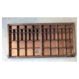 Antique Type Tray for printing symbols