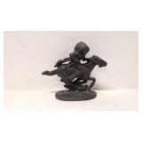 Vintage Cast Iron Indian Chief on Horse back