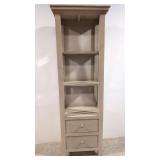 Open bookcase - 2 shelves - 2 drawers