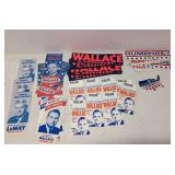 Political Bumper Stickers and leaflets