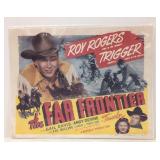 1948 Roy Rogers 'The Far Frontier' Lobby Card
