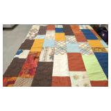 Large Block machine stitched quilt