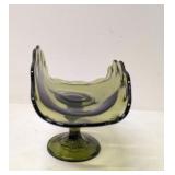 Vintage Avocado Green Banana Boad pedestal