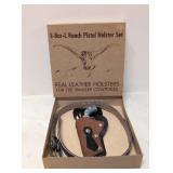 Vintage E - Bar - L Ranch Pistol Holster Set