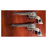 2 Vintage Hubley Cowboy Red Star Cap guns