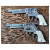Vintage 1950s Gene Autry Cap Guns - matching pair