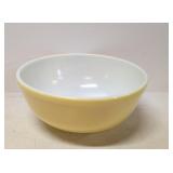 Vintage Pyrex primary yellow mixing bowl