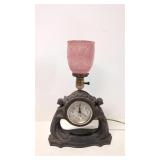 Gibralter Art Deco Clock Lamp
