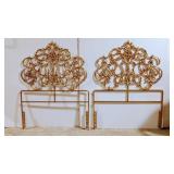 Pr. Gold Color Twin headboards