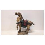 Vintage wood carved Chinese Tang Horse