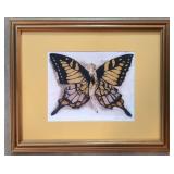 Louis Icart Lady Butterfly print on canvas