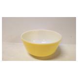 Vintage Fire King yellow mixing bowl