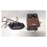 Antique Kellog Bakelite Telephone