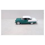 Die Cast Green & White 1955 Chevrolet