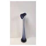 Blown Art Glass Twisted jack in Pulpit Vase