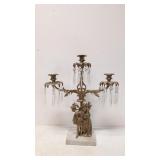 Vintage Brass Man & Woman Girandola