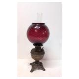 Antique Matthews & Willard # 97 Kerosene oil lamp