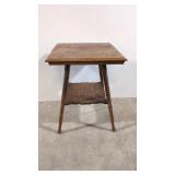 Vintage quarter sawed oak center table